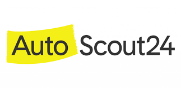 Logo von AutoScout24 mit gelbem "Auto"-Label und schwarzer Wortmarke