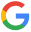 Google-Logo als buntes „G“ in den Farben Blau, Rot, Gelb und Grün.